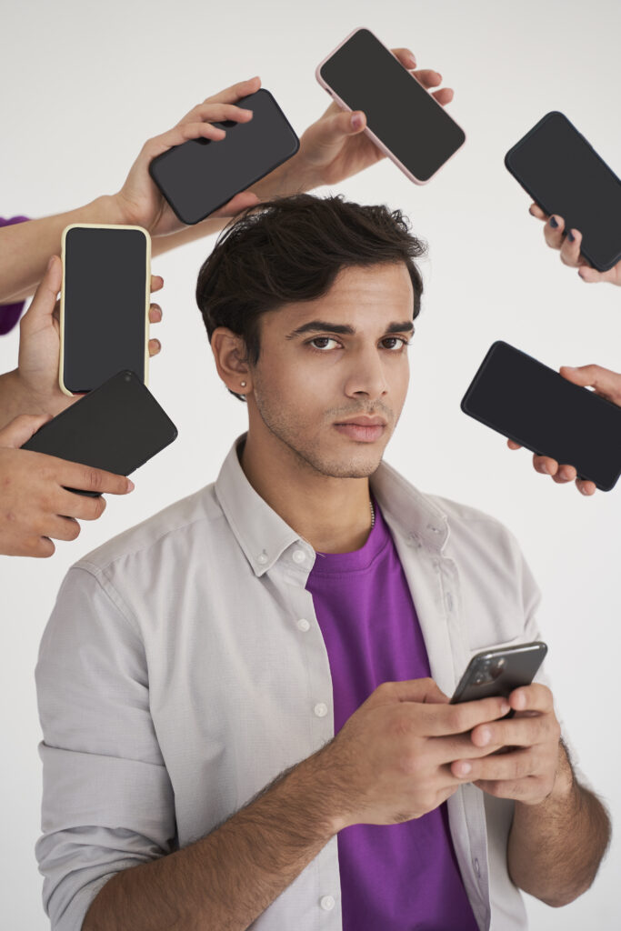 people connected social media